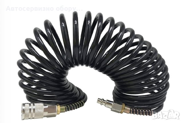 Спиралени маркучи за въздух с бързи връзки HAWEK, снимка 2 - Други инструменти - 42493418