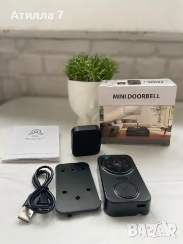 Безжичен Звънец с Камера / Видео Звънец за Врата, снимка 8 - Други стоки за дома - 48278926