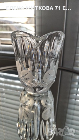 Малка масивна кристална каничка/латиера, снимка 3 - Аксесоари за кухня - 53978784