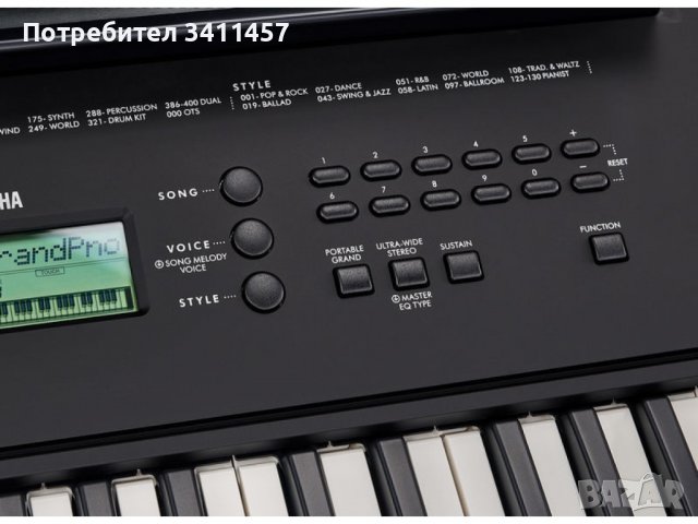 Синтезатор,пиано Yamaha PSR-E360, снимка 3 - Синтезатори - 39931010