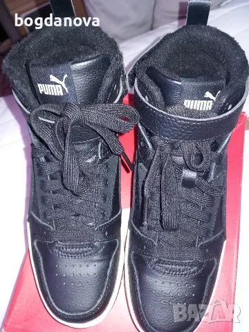 оригинални спортни кожени обувки на Puma, снимка 7 - Детски маратонки - 56172148