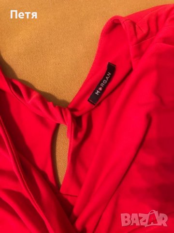 Morgan Дамска червена елеганта рокля, снимка 2 - Рокли - 37620544