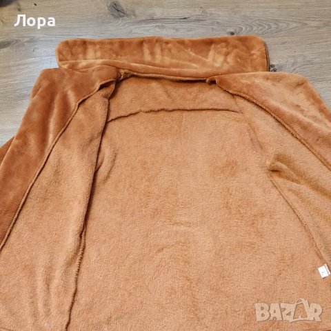 Дамско пухено сако с подарък, снимка 5 - Сака - 48529440