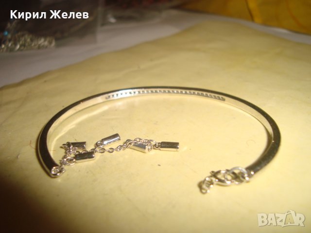 СРЕБРИСТО УКРАШЕНИЕ ИНКРУСТИРАНО с МИНИАТЮРНИ ЦИРКОНИ 23769, снимка 2 - Други - 33789551