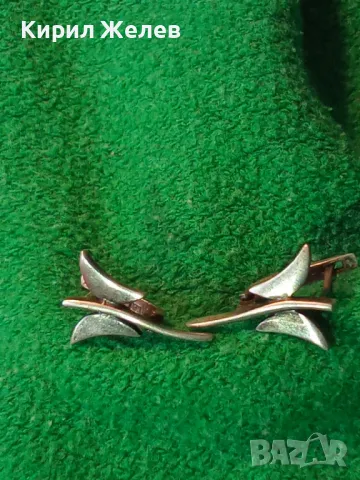 Стари НЕЖНИ ФИГУРАЛНИ АНГЛИЙСКИ СРЕБЪРНИ ОБЕЦИ ПЕПЕРУДИ ОКСИДИРАНО СРЕБРО 925 РЪЧНА АРТ РАБОТА 39261, снимка 13 - Обеци - 48901279