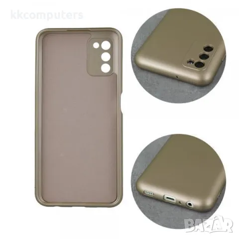 Калъф силикон Metallic /Златен/ за Samsung A16 Баркод : 3131891