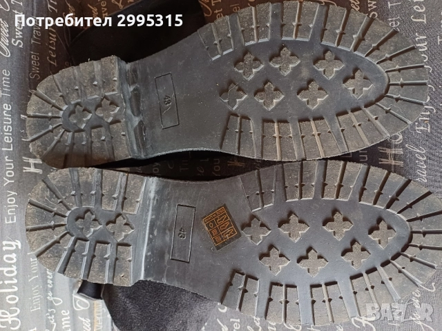 Мъжки черни боти , снимка 7 - Мъжки боти - 52087607