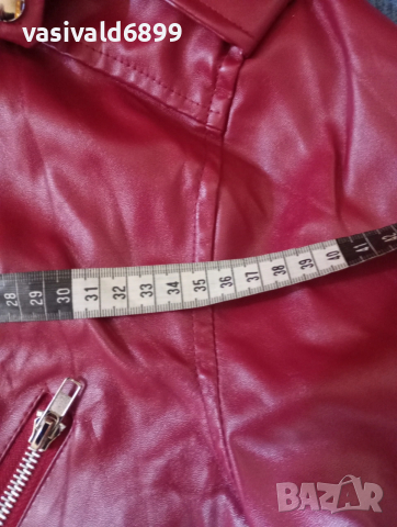 Дамско кожено яке , снимка 6 - Якета - 53905448