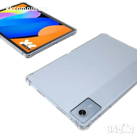 Прозрачен TPU калъф със скрийн протектор от закалено стъкло за Lenovo Tab M11, снимка 3 - Калъфи, кейсове - 54267391
