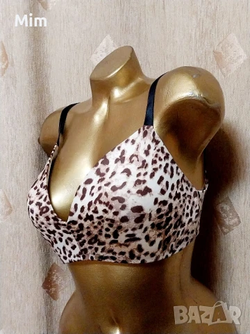 Hunkemoller 80 E Сутиен анимал принт без банели , снимка 3 - Бельо - 51035726