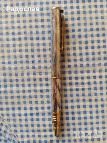 стара химикалка с ножче  2в1, снимка 4 - Ученически пособия, канцеларски материали - 53903645