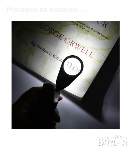 ДЖОБНА ЗЛАТАРСКА МОЩНА РЪЧНА ЛУПА ЛЕД ОСВЕТЛЕНИЕ 40Х ЗА ЧЕТЕНЕ БИЖУТА - код 9890, снимка 2 - Други стоки за дома - 34152882