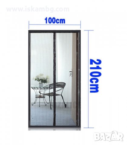 МРЕЖА ПРОТИВ НАСЕКОМИ ЗА ВРАТА С МАГНИТНО ЗАТВАРЯНЕ - код Magic Mesh, снимка 14 - Други стоки за дома - 34088556