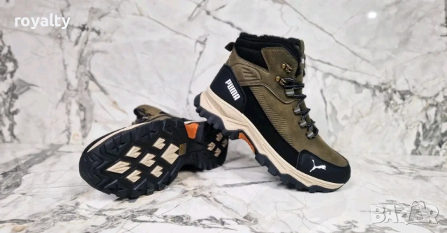 Puma Мъжки Ватирани Боти 40-46 Номер , снимка 4 - Мъжки боти - 52510370
