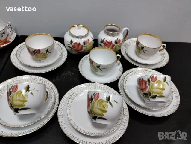 Сервизи за чай ЛФЗ и Вербилки, снимка 2 - Сервизи - 47872212