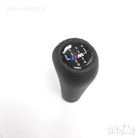 Топка за скоростен лост 002М кожа - черна М