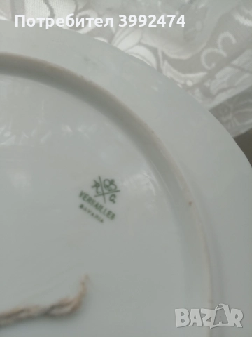 Чиния за стена, от Бавария, снимка 5 - Антикварни и старинни предмети - 51450656