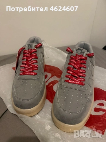 Nike Air Force 1 Low x Supreme, снимка 3 - Ежедневни обувки - 53928015