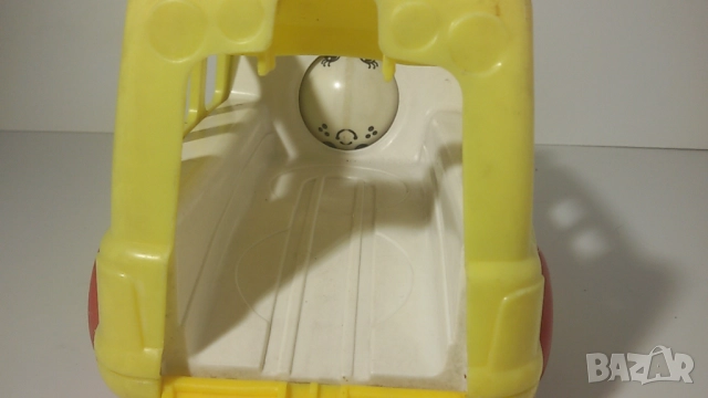 Fisher Price school bus 1112 училищен автобус бус Roll-A-Round ретро играчка, снимка 9 - Колекции - 51503009
