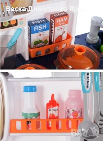 Мултифункционална интерактивна детска кухня с пара ISP – LikeSmart Little Chef Kitchen, снимка 9 - Играчки за стая - 47884090