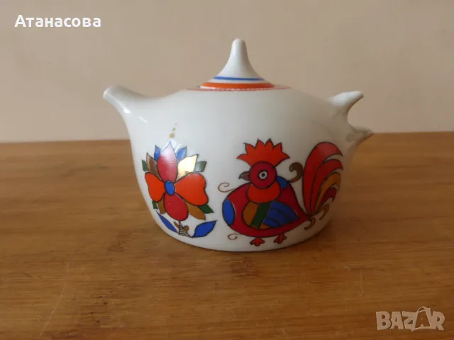 Порцеланово чайниче чайник ЛФЗ 1970 г 