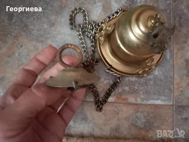 Бронзово кандило , снимка 16 - Антикварни и старинни предмети - 50318642