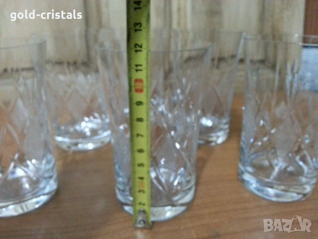 Кристални чаши Бохемия , снимка 2 - Антикварни и старинни предмети - 35538591