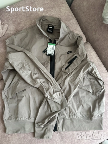 NIKE SPORTSWEAR ESSENTIAL PREMIUM BOMBER JACKET SIZE XL (CZ9894 229), снимка 8 - Якета - 56116266