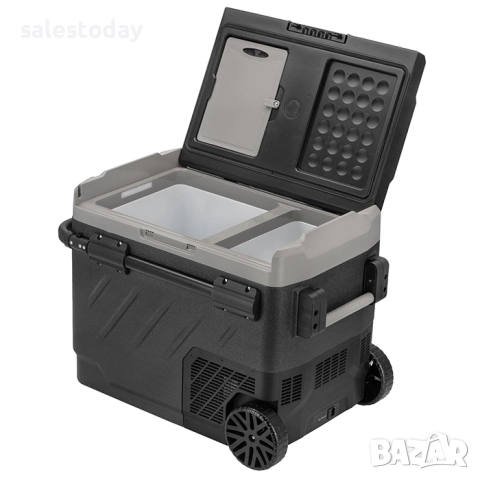 Хладилник за кола с компресор, 2части -фризер и хладилник, 49л., 12/24/220V, снимка 3 - Аксесоари и консумативи - 44693594