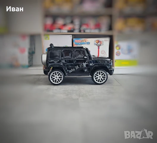ТОП ЦЕНА!НОВО!Акумулаторен джип Mercedes G63 AMG с 12V батерия,EVA гуми,металик,USB, снимка 6 - Електрически играчки - 51187074