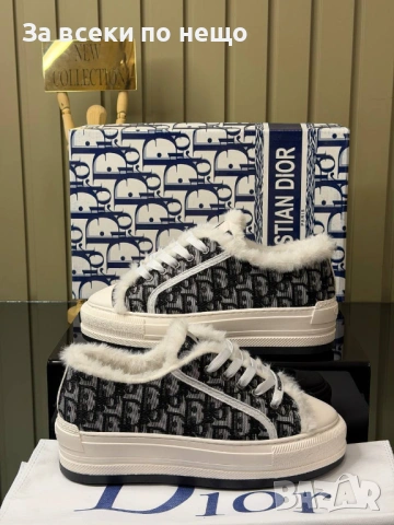 Christian Dior Дамски Меки И Топли Маратонки👟Дамски Спортни Обувки👟Кецове Кристиян Диор Код SK726 , снимка 4 - Маратонки - 53146621