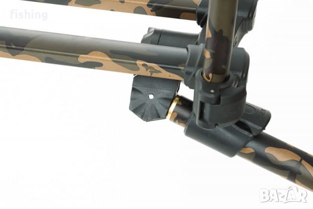 Промо Шаранска стойка за 3 въдици FOX Horizon Duo CAMO 3 Rod Pod , снимка 5 - Екипировка - 31568256