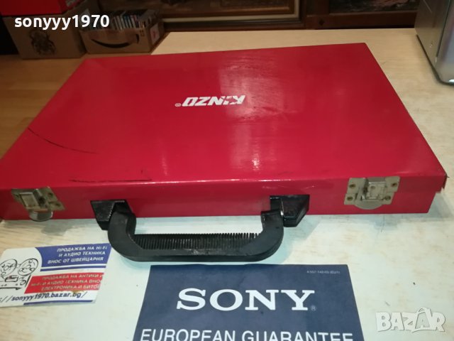 KINZO-МЕТАЛЕН КУФАР ОТ ШВЕЦИЯ 1909231041, снимка 4 - Куфари с инструменти - 42243111