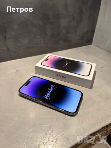 КАТО НОВ Iphone 14 Pro 512 GB Purple, снимка 10 - Apple iPhone - 53902025