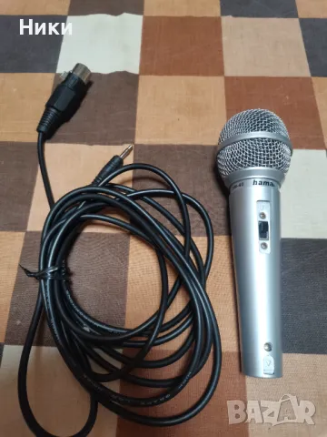 Продавам микрофон -  hama с кабел комплект  