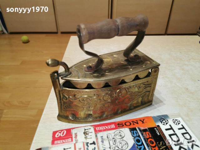 СТАРА ЮТИЯ-МЕД/МЕСИНГ-ВНОС SWISS 1701261836, снимка 4 - Антикварни и старинни предмети - 53134311