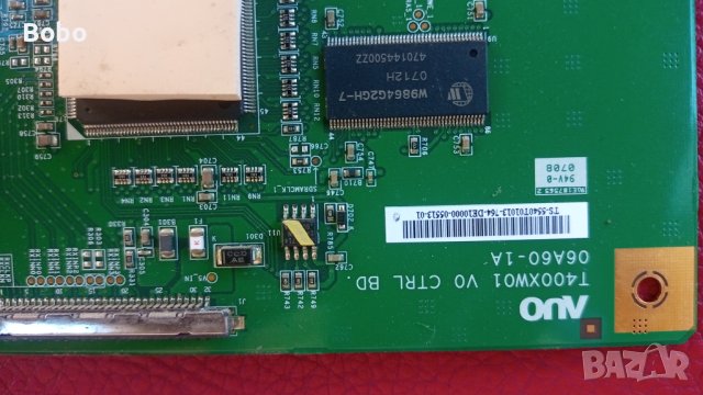 T-CON T400XW01 V0 CTRL BD., 06A60-1A, снимка 2 - Части и Платки - 40549016