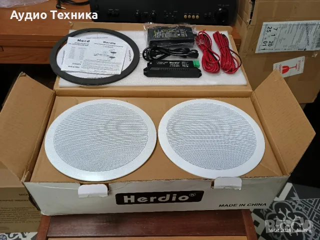 Активни 6,5-инчови Bluetooth и AUX говорители за вграждане., снимка 6 - Bluetooth тонколони - 49930349