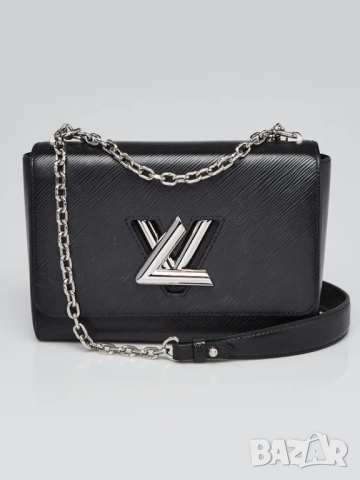 Louis Vuitton Black Epi Leather Twist MM Bag-оригинална