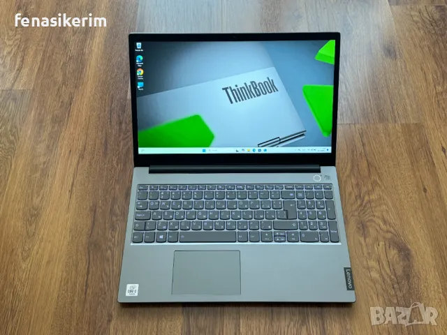 15.6' Full HD IPS i3-10110u Lenovo ThinkBook 8GB DDR4/512GB NVMe/HDMI/USB C/Подсветкa/Win 11/Бат 8ч, снимка 2 - Лаптопи за работа - 48812059