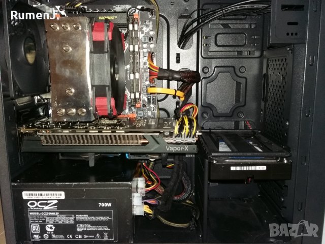 Продавам компютър X79, осемядрен Е5-2689, 32GB RAM, Sapphire 4GB,DDR5, 256bit, SSD XPG 256GB+1TB HDD, снимка 4 - Геймърски - 36585647