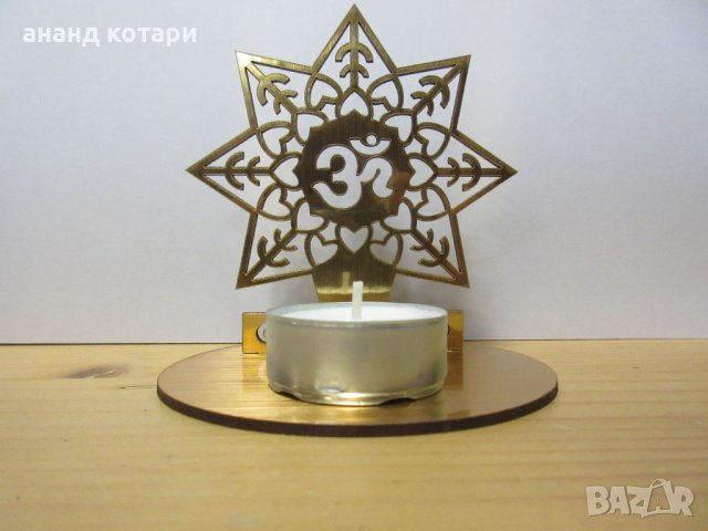Свещник със символ, снимка 3 - Други - 38398919