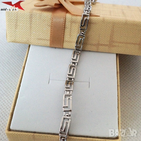 Гривна с платинено покритие 231089, снимка 2 - Гривни - 53229020