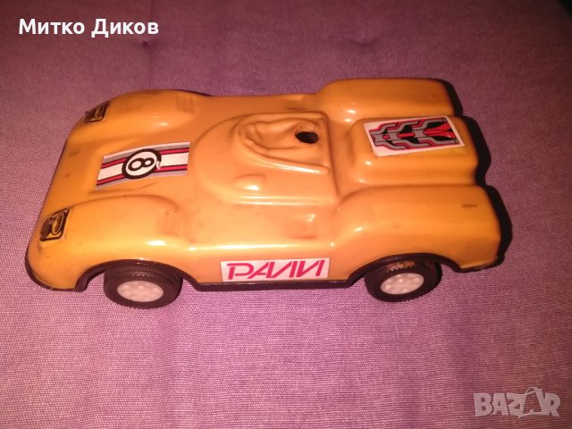 Стара метална СССР кола от соца Рали №8 на пружина 180х100х40