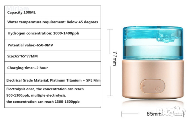 Йонизатор/генератор за водородна/алкална вода SPE/PEM, снимка 3 - Друга електроника - 44681209