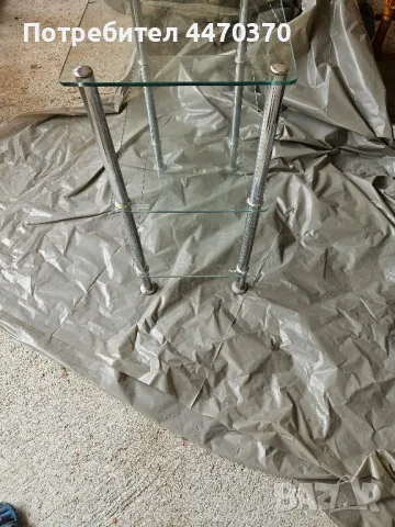 стъклен рафт, снимка 3 - Шкафове - 50249703