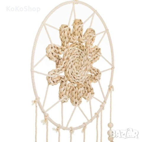 Капан за сънища-Ø 30x70 см., снимка 3 - Декорация за дома - 51142294