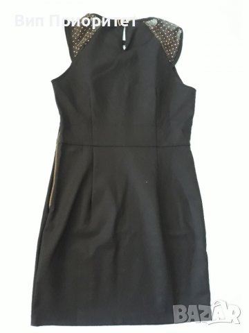 PHILIPP PLEIN - Черна маркова рокля , много стилна и елегантна, страничен ефектно подчертан цип , снимка 13 - Рокли - 37265403
