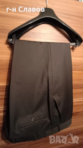 PIERRE CARDIN Paris 100 Wool Slime Fit 56R , снимка 5 - Костюми - 52100859