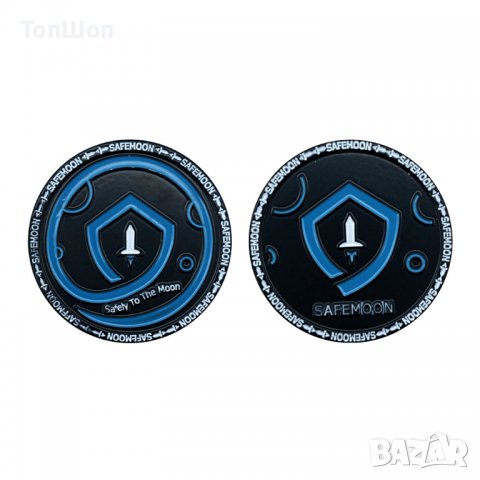 SafeMoon coin ( SAFEMOON ) - Blue, снимка 1 - Нумизматика и бонистика - 39684841